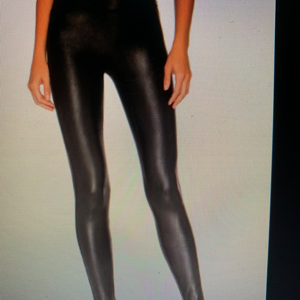 Spank Faux Leather Leggings